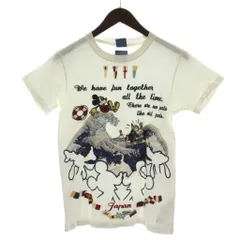 カールヘルム Karl Helmut ディズニー Tシャツ カットソー S 白 半袖 イラスト 刺繍 P035UAL17B /GGのサムネイル