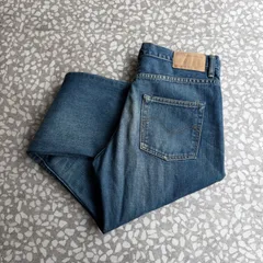 [ Archive アーカイブ Y2K ]  WTAPS / 10’s “ROKUDENASHI” blues denim size L ダブルタップス　グランジ　デニム　ストリート　アーカイブ　ヒゲ　縦落ちのサムネイル