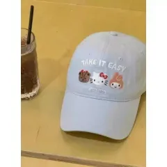サンリオ キャラクター ベースボールキャップ (スカイブルー)のサムネイル