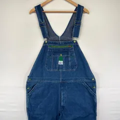 古着 リバティ LIBERTY デニム オーバーオール ワーク ワンポイントロゴ 大きいサイズ ハンマーループ W42 L32  ブルー系 メンズのサムネイル