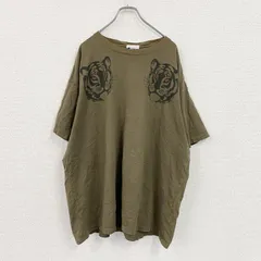 FACETASM　ファセッタズム　半袖プリントアニマルTシャツ　茶　ブラウン　Fサイズ　古着　【値引き交渉OK！】のサムネイル