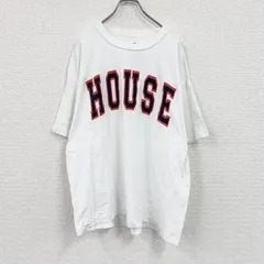 ISNESS　イズネス　ISNESS MUSIC HOUSE　半袖プリントTシャツ　白　ホワイト　Fサイズ　古着　【値引き交渉OK！】のサムネイル