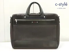 D381 [人気] Paul Smith ポールスミス ビジネスバッグ ブラック ヘリンボーン 2WAY ショルダー ブリーフケース 鍵付き | ★のサムネイル