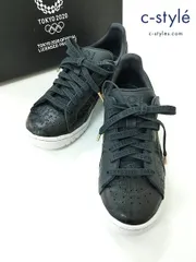 C889 [人気] asics アシックス スニーカー 23.5cm ブラック 東京2020オリンピックエンブレム 1193A184 レディース | ★のサムネイル