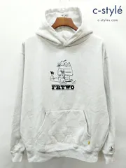 D372 [人気] #FR2 エフアールツー パーカー XL グレー系 スウェット フーディ FRTWO ラビット 刺繍 | ★のサムネイル