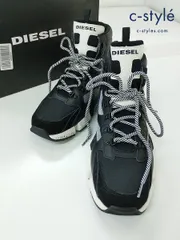 D520 [美品] DIESEL ディーゼル スニーカー 28.5cm ブラック ハイカット S-PADOLA MID TREK Y02113 P2732 H7822 | ★のサムネイル