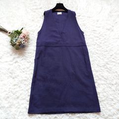 美品】中川政七商店 リネン混 カシュクール Vネック ジャンパー 