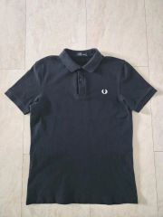 FRED PERRY ポロシャツ ブラック Lサイズ - メルカリ