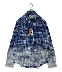 ポロラルフローレン パッチワーク デニムジャケット シャンブレー 綿 S 