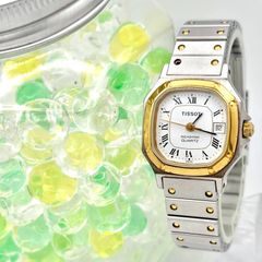 TISSOT SEASTAR 腕時計 オクタゴン シルバー ゴールド コンビ - メルカリ