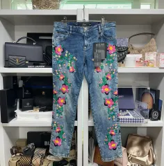 PHILIPP PLEIN(フィリッププレイン) 刺繍 デニム パンツのサムネイル