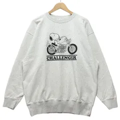 CHALLENGER チャレンジャー × PEANUTS SNOOPY 16SS C/N SWEAT スヌーピー スウェット グレー サイズ XL 正規品 / 55338のサムネイル