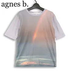 agnes b. アニエスベー 春夏★ 半袖 フォトプリント 切替 Tシャツ カットソー Sz.12ans キッズのサムネイル