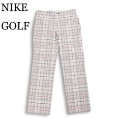 洗える 新品 NIKE GOLF チェック柄 パンツ 33 XL ゴルフ ウエア - メルカリ