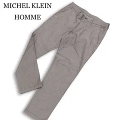 定価1.5万★ MICHEL KLEIN HOMME ミッシェルクラン オム 通年★ ストレッチ ドビー スラックス パンツ Sz.48 メンズのサムネイル