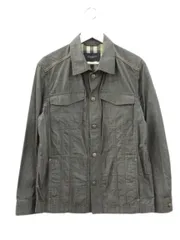 バーバリー ロンドン BURBERRY LONDON シャンブレー ライト ジャケット M ダークグレー系 アウター 上着 薄手のサムネイル