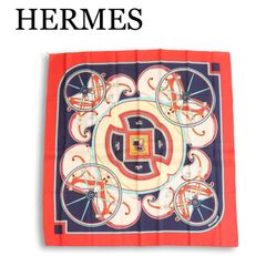 HERMES エルメス カレ90 カマイユ シルク 総柄 馬鎧柄 大判 スカーフ