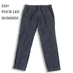 22SS★ 5351 POUR LES HOMMES 5351プールオム 春夏★ハイパーストレッチ シャンブレー デニム パンツ ジーンズ Sz.48 メンズのサムネイル