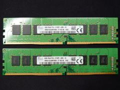 8GB DDR4 2133 メモリー 2枚セット デスク用 合計16GB - メルカリ