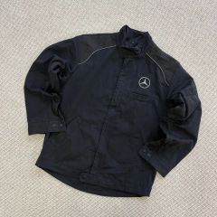✫メルセデスベンツ✫レーシングジャケット　黒　L ✫メルセデスベンツ✫レーシングジャケット 黒 L - メルカリ