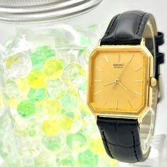 極美品 裏蓋シール付 セイコー クォーツ 2320-5090 ゴールド 整備済