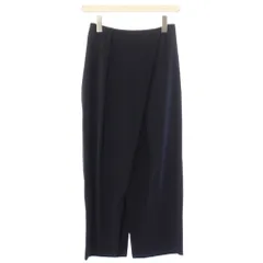 エンフォルド ENFOLD 19AW ダブルクロスミニマルスカート ロング イージー 38 紺 ネイビー 300CA231-0090 /TK ▲Hのサムネイル