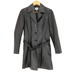 オットー otto collection pig leather レザーロングコート レディース JPN：M のサムネイル