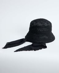 FETICO STRAW HAT WITH LACE RIBBON 田中みな実 - メルカリ