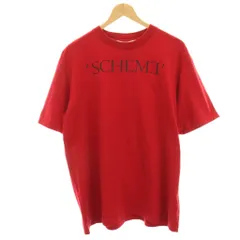 ジョン ローレンス サリバン JOHN LAWRENCE SULLIVAN accessory SCHEME S/S Tee Tシャツ カットソー 半袖 ロゴプリント M 赤 レッド 5A014-0318-43 /HNのサムネイル