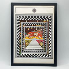 80'S☆MC Escher☆ビンテージ☆トリックアート☆エッシャー☆騙し絵