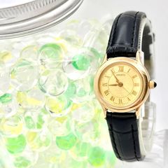 SEIKO×nano universe レザーベルト腕時計ゴールド✴︎グリーン - メルカリ