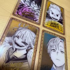 ヒロアカ 心操人使 原画展 スナップショット ブロマイド 箔押しクリア