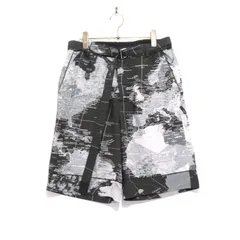 【中古A】サイズ1 サカイ sacai 20SS ワールドマップ ショートパンツ World Map Short Pants 20-02303M ブラック メンズ 地図のサムネイル