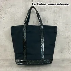 Le Cabas vanessabruno ル カバ ヴァネッサブリューノ ブラック トートバッグ ハンドバッグ スパンコール キャンバス コットン 綿 フランス製 大容量 A4収納 肩掛け 通学 通勤 旅行 カバン 鞄  ★ ■■のサムネイル