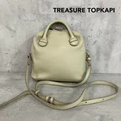 TREASURE TOPKAPI トレジャートプカピ ハンドルポイント ミニショルダーバッグ ショルダーバッグ ハンドバッグ 斜め掛け 肩掛け カバン 鞄 バック ポシェット 通勤 通学 お出かけ モスグリーン ★ ■■のサムネイル