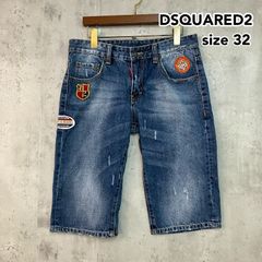 希少】 DSQUARED2 デニムショートパンツ 48サイズ ダメージ加工 - メルカリ