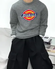 ディッキーズ ビックロゴ グレー ニット Mのサムネイル
