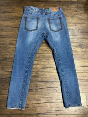 EVISU エヴィスYAMANE デニムジーンズ緑大黒 濃紺 セルビッチW33