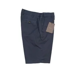 BERWICH ベルウィッチ / BERMUDA ELAX-GD バミューダ ショーツ ノータック ハーフパンツ ショートパンツ 春夏 メンズ 製品染め コットン ストレッチ ネイビー イタリア製 442808のサムネイル