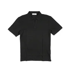 Gran Sasso グランサッソ / スキッパー ニットポロシャツ 半袖 春夏 メンズ リネン 100% ブラック イタリア製 442990のサムネイル