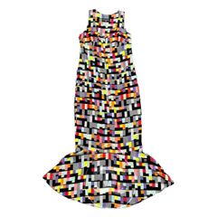 CHANEL シャネル ココマーク シルク ノースリーブ ワンピース 01A 