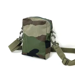 フランス軍 縦長 グリーンカモ サコッシュ 新品 233GN-OD-のサムネイル