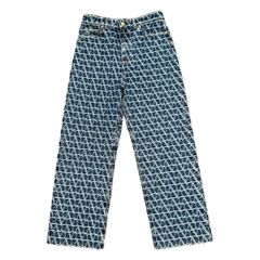 VALENTINO ヴァレンティノ Vロゴ デニム パンツ ブルー 26 - メルカリ
