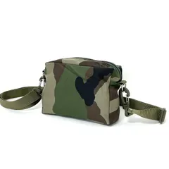 フランス軍 横長 グリーンカモ サコッシュ 新品 234GN-OD-のサムネイル