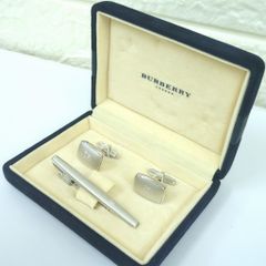 BURBERRY LONDON カフリンクス タイバー SILVER 925 - メルカリ