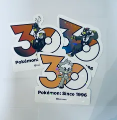 ポケットモンスター 30周年ステッカー Tシャツ - ウーラオス (一撃連撃)のサムネイル