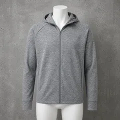UNIQLO ユニクロ DRY-EX フルジップパーカー グレー XL asics風
