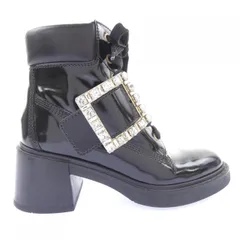 ロジェヴィヴィエ ROGER VIVIER ヴィヴ レンジャーストラスバックル ブーツのサムネイル