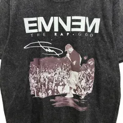 新品 エミネム Eminem Tシャツ Lサイズ相当 バンドTシャツ ミュージックTシャツ アーティストTシャツ バンティー バンT メンズ レディース ユニセックス プリント 半袖 夏物 夏服 プリント ストリート アメカジ アメリカン ラップ ラッパーのサムネイル