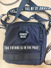 HUMAN MADE ボディバッグ ウエストポーチ ネイビー - メルカリ